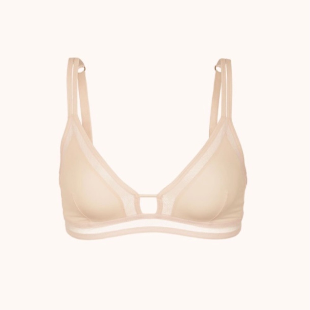 Lively The Mesh Trim Bralette